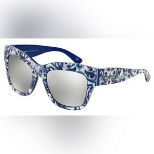 Dolce & Gabbana Blue Print Sunglasses